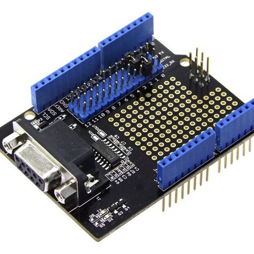 SEEED DB9 MAX232 RS232 Shield 扩r板A展duino