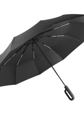 十骨环扣折叠雨5甩干双龙骨抗风暴全自动三人大号12一cm黑胶布