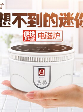 广途迷你电磁炉多功能小型学生宿舍煮面锅出差旅行便携式小电磁炉