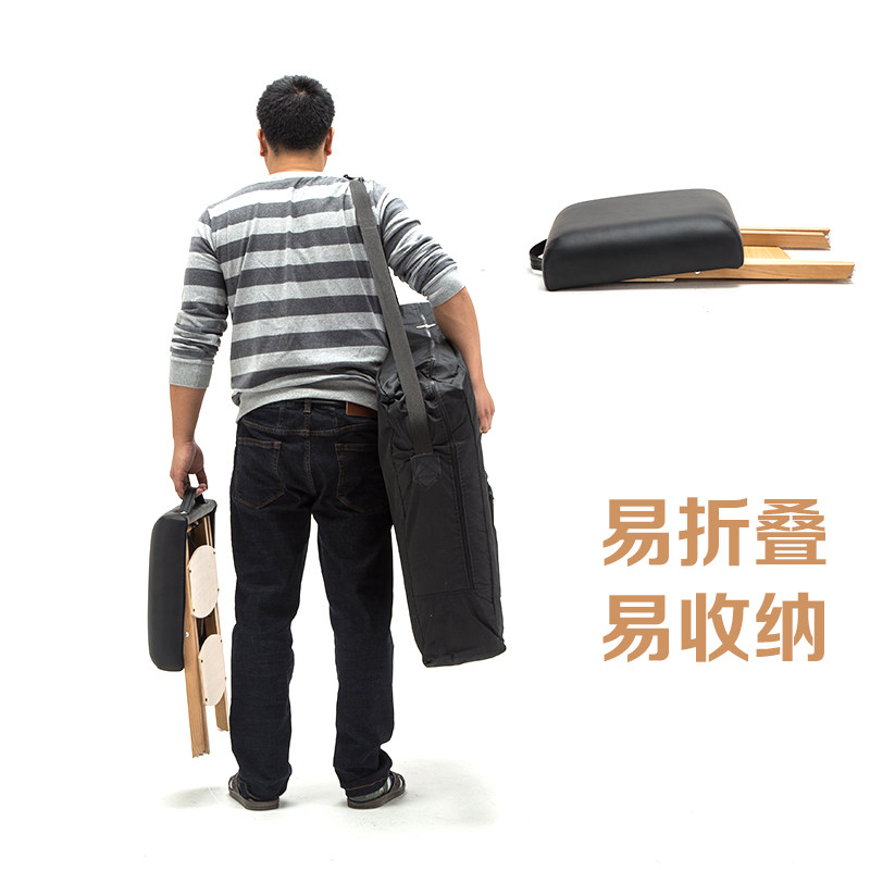 新品mnee美容折叠大工椅师傅椅专用按摩床美体针灸纹身凳推拿床凳
