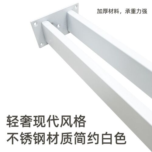 不锈钢白色台脚台架支撑腿家具支架脚岛台腿办公桌腿玄关柜台脚架