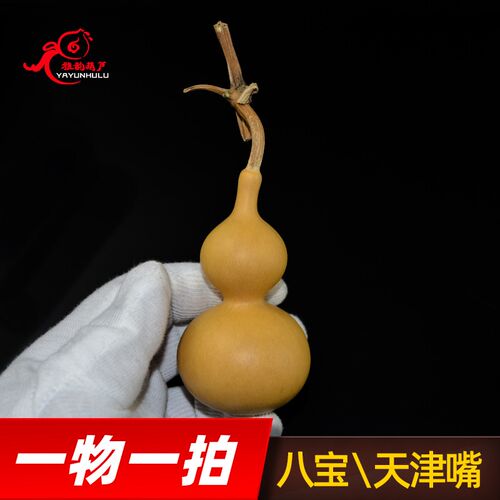 文玩葫国草里金精品手捻小美芦一物一图铁包然八宝可挑选天金葫芦