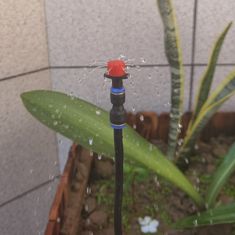 自动浇花滴灌可调滴水喷洒兰花浇水阳台盆栽灌溉万向喷头定时器