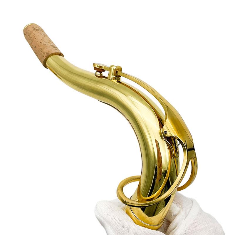 降E调中音降B次中音萨克斯弯脖嘴子管吹嘴管铜制颈管脖管乐器配件