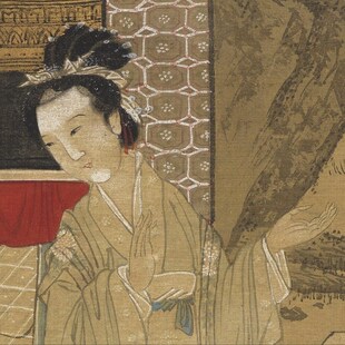 明唐寅伯虎画韩熙载夜宴图高清微喷绘复制工笔人物客厅装饰挂轴画
