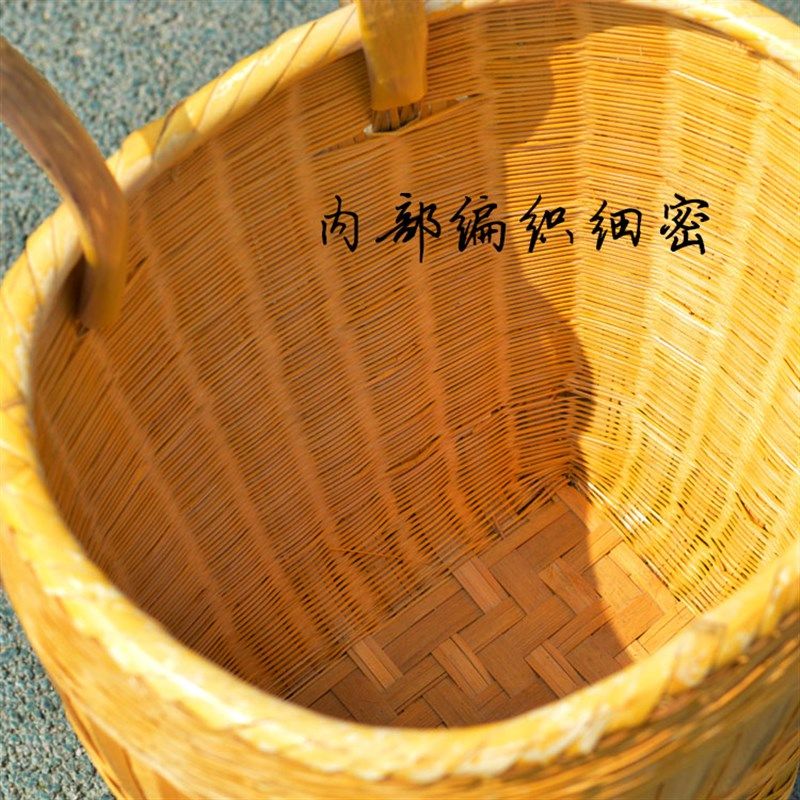 背篓竹编家用大号后背式采摘买菜竹筐收纳筐背篼成人采蘑菇筐包邮