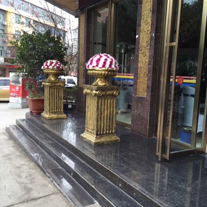 罗马柱底座路引花盆花架阳台摆件装饰婚庆模型模具柱头欧式雕花