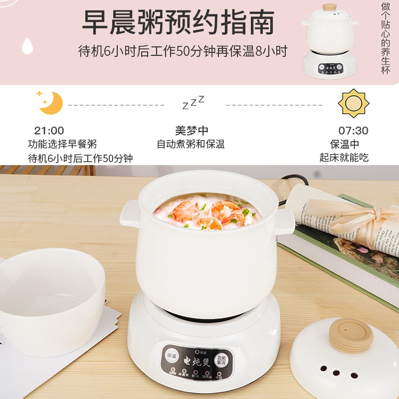 多功能电炖锅全自动煲汤锅家用宝宝煮粥神器办公室陶瓷养生电炖盅