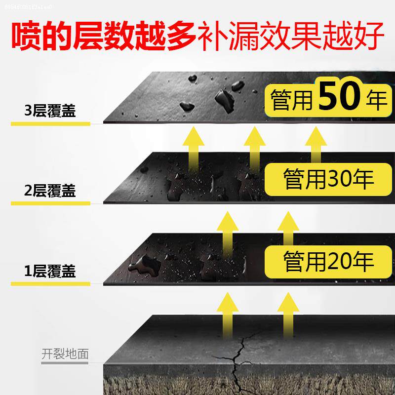 自喷剂填缝胶补漏喷胶浴室屋顶防水补漏胶房顶玻璃房新款漏水修补