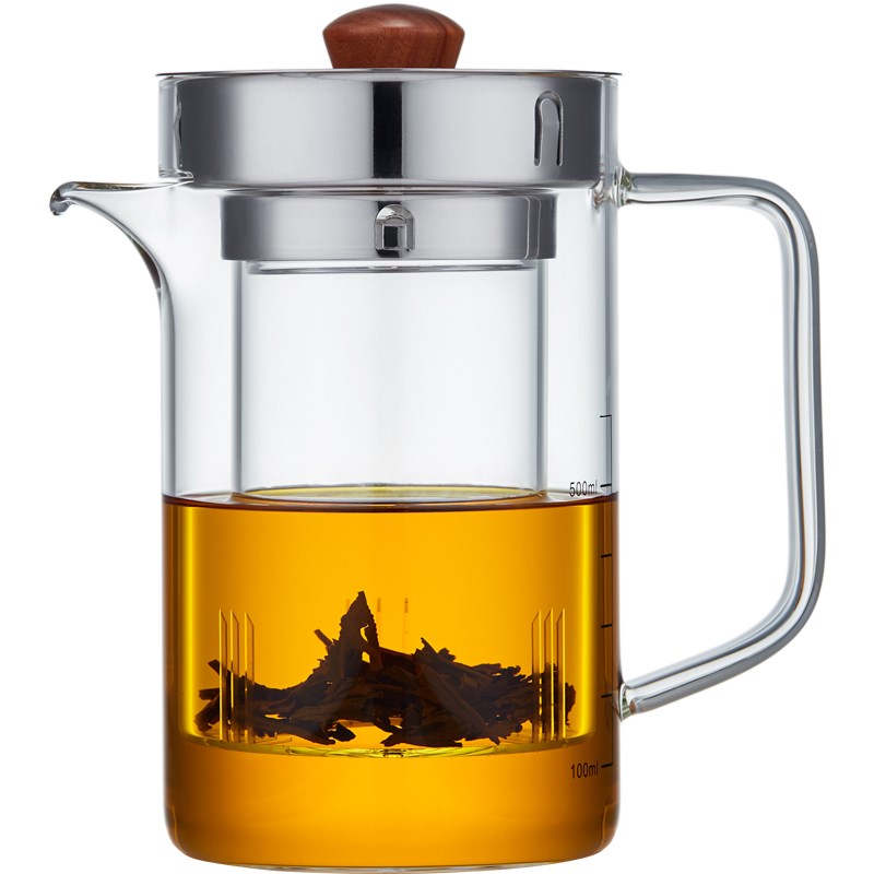 绿昌明玻璃泡茶壶耐高温电陶炉煮茶壶过滤冲茶器大容量家用冷泡壶