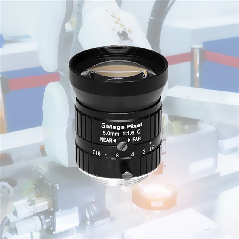 500万2/3英寸5mm定焦机器视觉检测C口工业相机镜头
