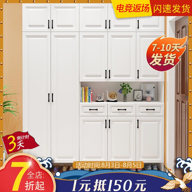 简约门厅柜鞋柜组合衣帽柜进门隔断玄关柜装饰阳台柜储物柜北欧式