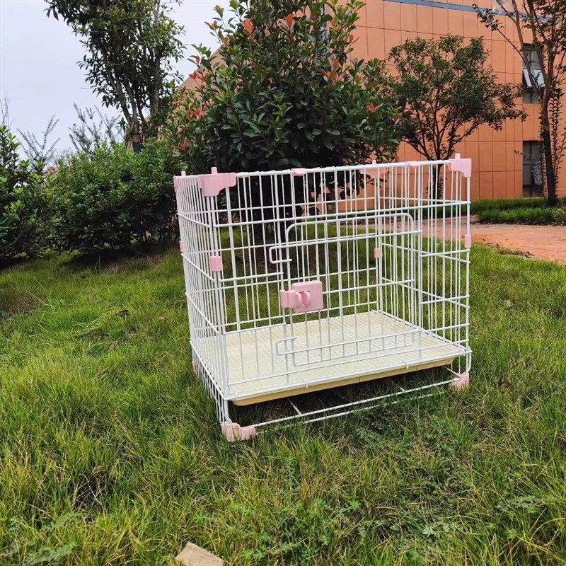 佳迪笼具加粗猫狗笼子宠物跑床纳米笼折叠中小型犬泰迪比熊雪纳瑞