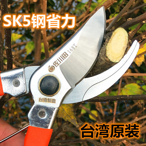 佐川田枝国进口sk5钢小树条剪刀剪德剪子省力果树修枝剪家用修剪