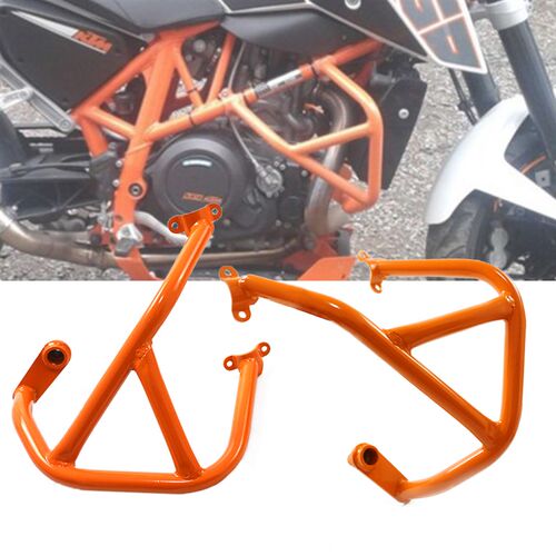 适用KTM697 DUKE公爵12护10年发动机改装保险杠 车身保-防摔杠球