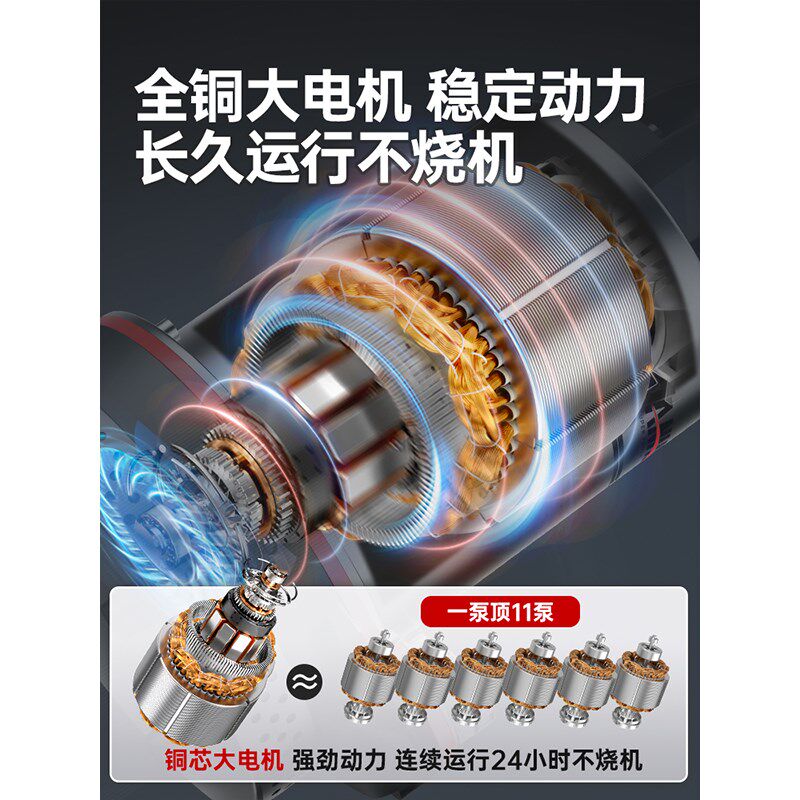 直流潜水泵12V24V48V60V电瓶车电动车水泵家用小型灌溉农用抽水机