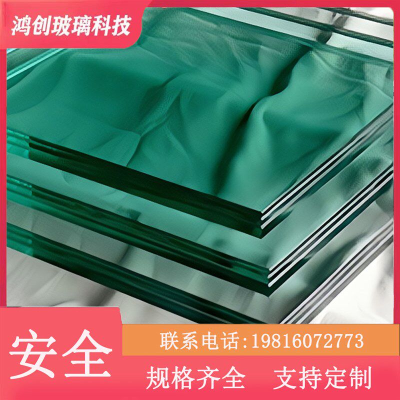 双层夹胶钢化玻璃阳光房玻璃楼梯玻璃双层中空夹胶玻璃钢化玻璃雨