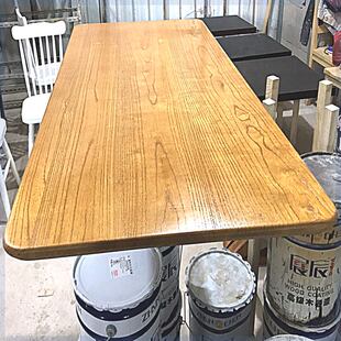 榆木板大桌整板吧台板台面板餐桌工作台飘窗写字台桌面板隔板定制