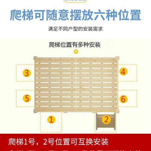 实木高架牀单上层下空上牀下书桌书架一体牀组合牀儿童书桌小户型