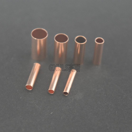 GT紫铜管端子接线管连接器电线维修电工铜连接管1.5/2.5/4/6/10平