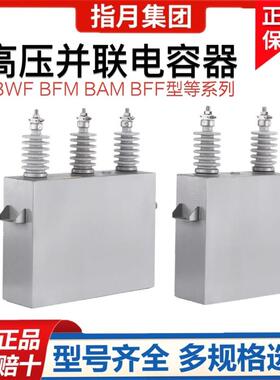指月三相电机补偿高压并联电力电容器BAM/BFM6.6/10.5/11/12KV3