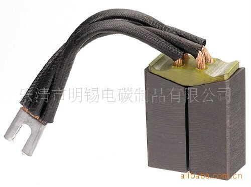 南征工业电机碳刷 J204 双片 2*(25X32X60)mm 连体碳刷 厂家直销