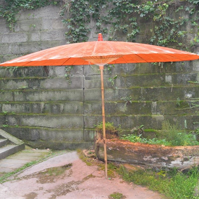 油纸伞防雨遮阳古典江南雨伞户外庭院露天特大超大野立伞传统包邮