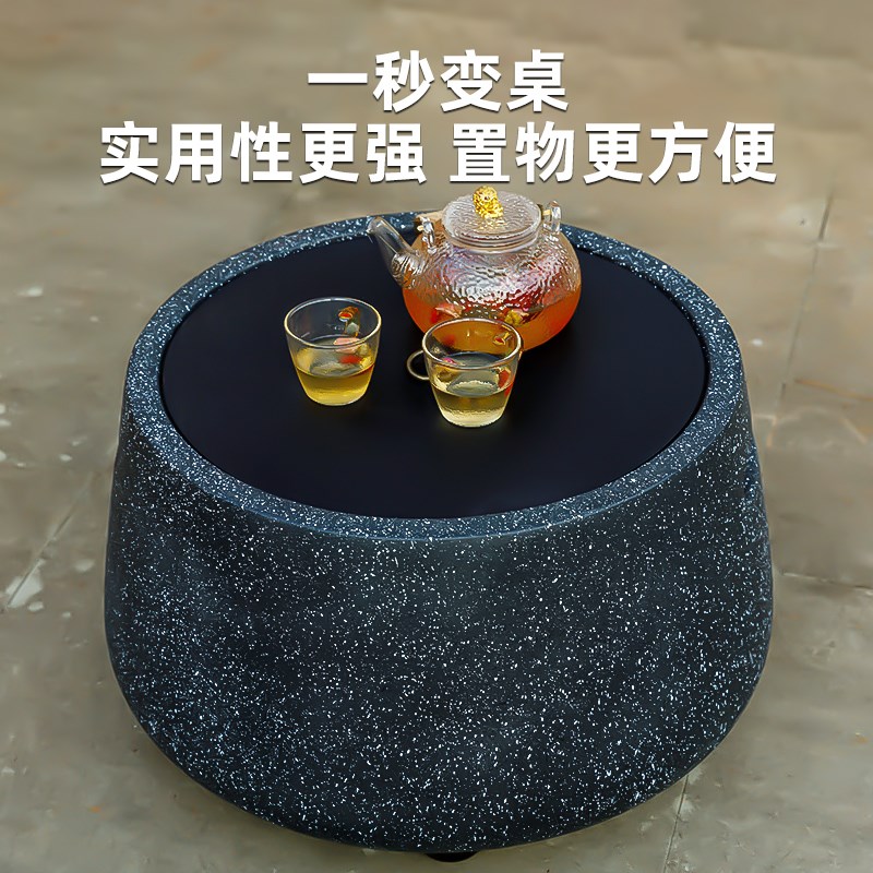 户外围炉煮茶庭院烤火炉套装家用烧烤桌室内碳烤炉冬天取暖烤火盆