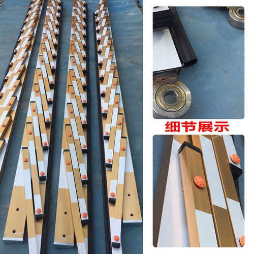 捷顺道闸杆栅栏杆停车场小区门卫升降杆拦车铝合金杆子