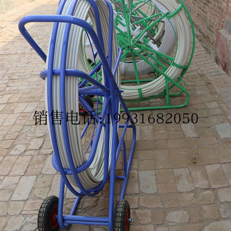 玻璃钢穿线通管器 14mm 150米电力管道通棒 廊坊制通信施工拉缆工