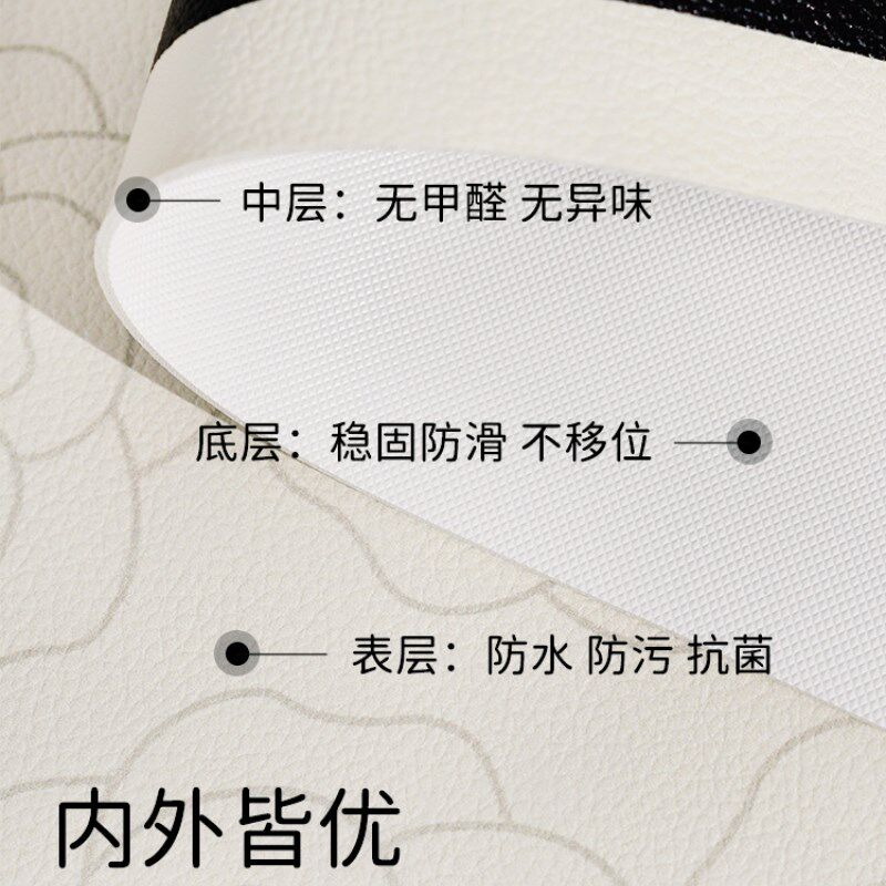 法式优雅桌垫梳妆台化妆台免洗防污轻奢高级感女生宿舍桌面保护垫图片