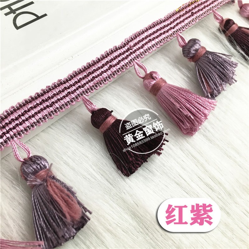 档次欧式窗帘花边窗帘装饰吊穗吊坠窗帘底边辅料配件双色吊球包邮