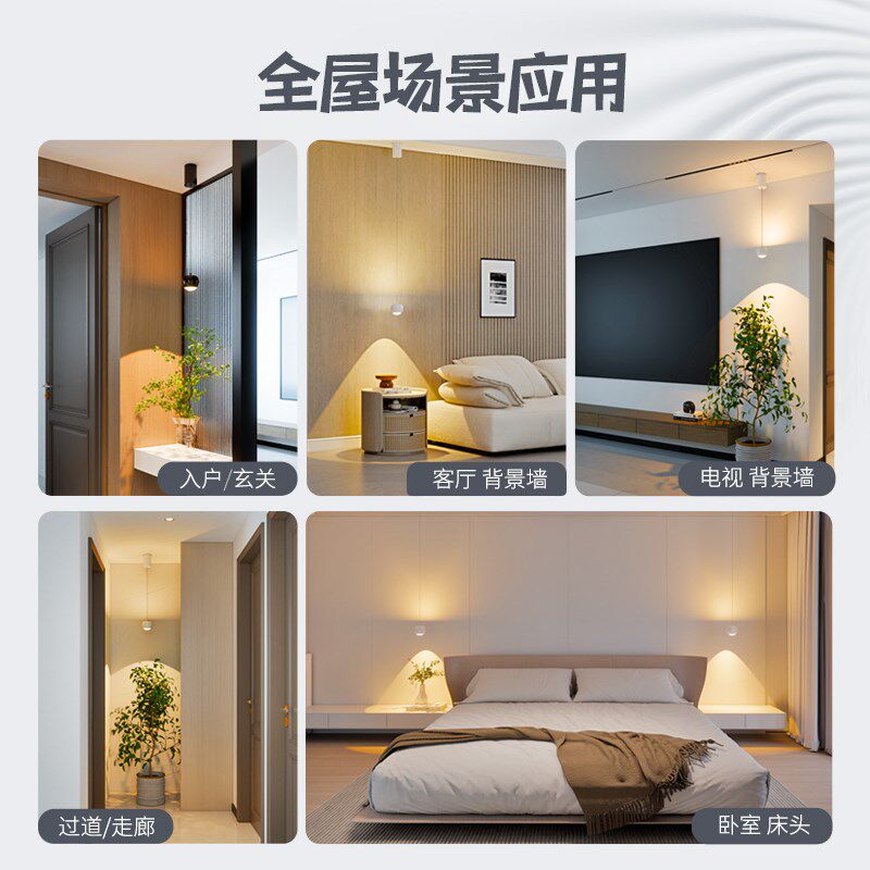 日不落夕阳红小吊灯玄关入户卧室床头柜背景墙氛围灯可升降吊线灯