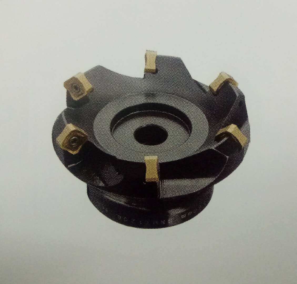 45度双面数控铣床直角飞平面立铣刀盘SNMX1206-080T5-27高强度