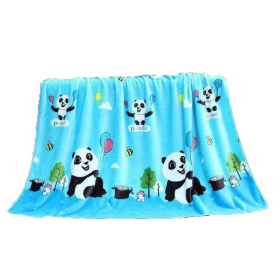 婴儿毛毯双层加厚春秋冬季幼儿园盖毯法兰绒云毯宝宝空调毯午睡毯