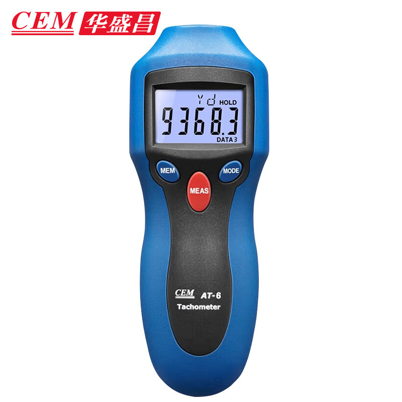 CEM华盛昌数字转速表非接触式激光转速仪高精度机械设备维修 AT-6