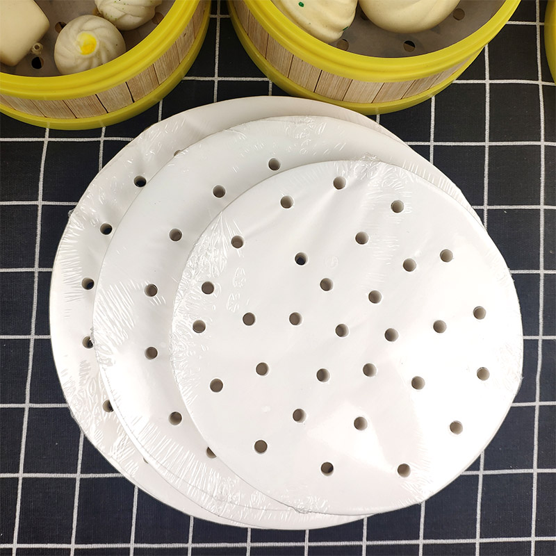商用蒸笼纸不粘纸蒸馒头纸包子纸一次性小笼包油纸包底纸笼屉垫纸