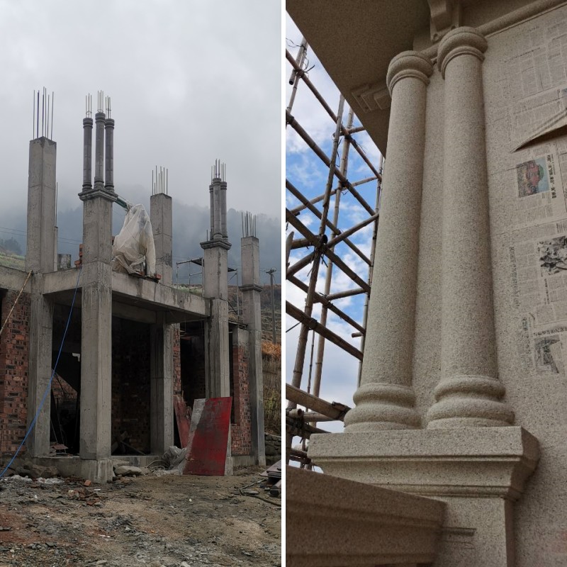圆形水泥柱模具别墅外墙光面圆柱模型仿古建筑大梁立柱混凝土模板