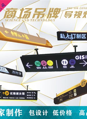 商场双面发光镂空广地灯告LED吊牌医院超市收银台箱下车库指示牌