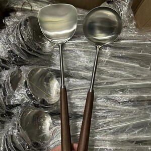 米诺家木桃胡304不锈钢锅铲 家用食品级汤炒勺漏勺房厨厨具铲套装