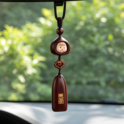 高档顺顺利利平安吉祥汽车挂件车