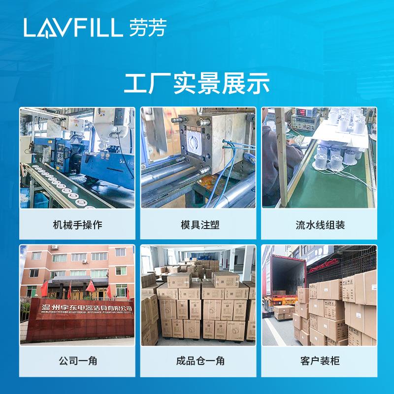劳芳排气扇6寸排风扇 墙壁式双向换气扇卫生间厨房窗式进气扇15B