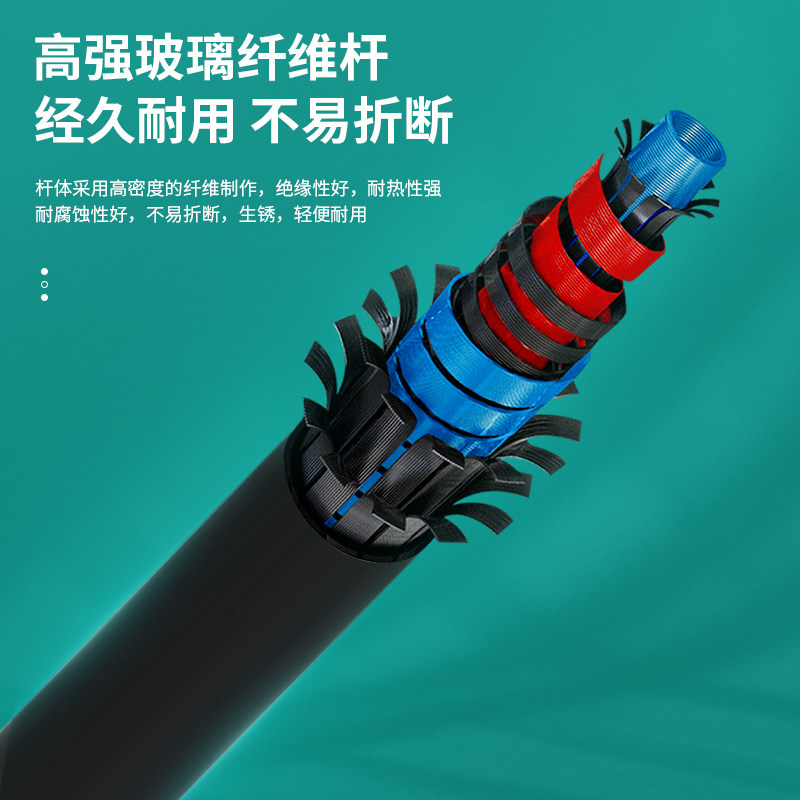 浪笙鱼缸刷无死角工具除藻刮苔刀鱼捞长杆伸缩刷子多功能清洁神器