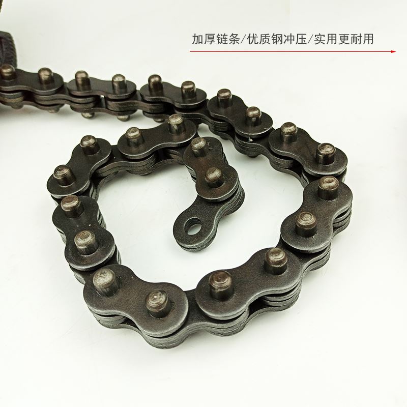 重型管子链条钳扳手B型可调式多功能大力水管消防管4/6/8/10/12寸