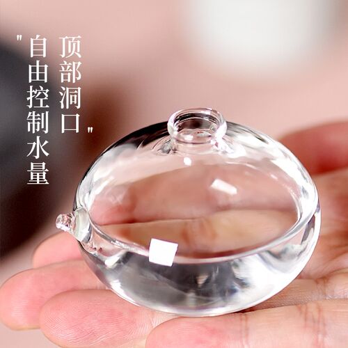 梅林笔庄明镜砚滴水滴砚台磨墨汁研墨专用加水添水文房书法毛笔用