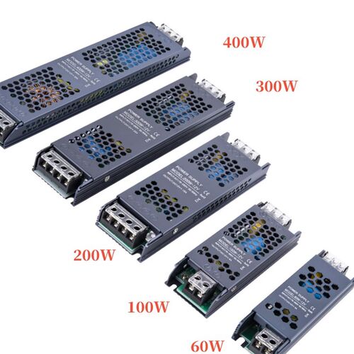 超薄LED线性灯带220V转12V低压24V电源灯条灯箱无主灯通用变压器