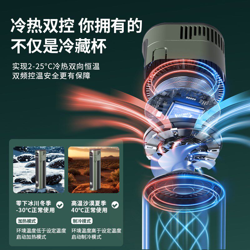 迷你小型胰岛素冷藏盒便携充电式无线小冰箱制冷杯生长素药品专用