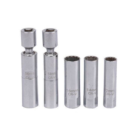 磁性万向火花塞套筒扳手汽车火花塞超薄16mm21mm宝马拆卸安装工具