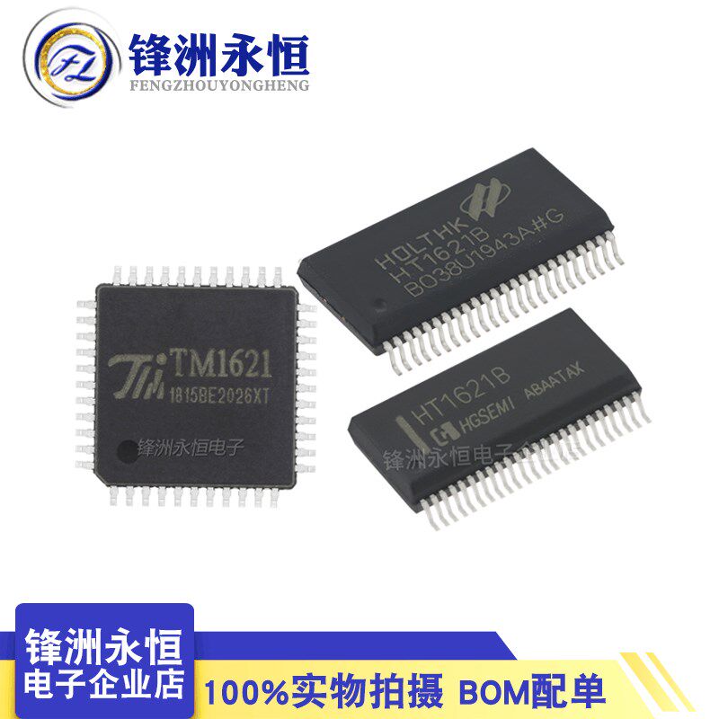 HT1621B 贴片SSOP-48 RAM映射 LCD驱动器 液晶芯片 TM1621 - 实物图