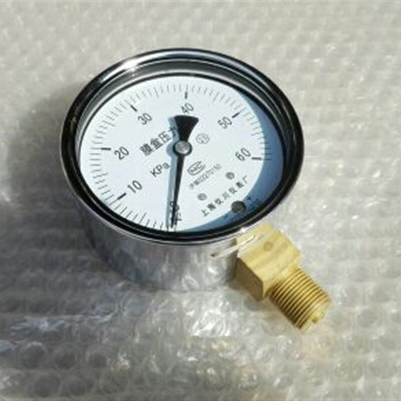 膜盒压力表 YE-100 上海仪川仪表厂 100mm 0~60kpa m20X1.5